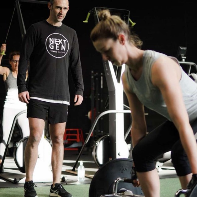 Cam, ACFB Personal Training graduate, coaching at NextGen Fitness Factory